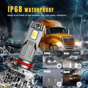Rcj ไฟ H4 LED ขนาดเล็ก V13กำลังสูงอะไหล่รถยนต์9003 HB2 881 CSP ไฟหน้า3570 H11 LED 881พัดลมสภาพใหม่ - Product Image 6