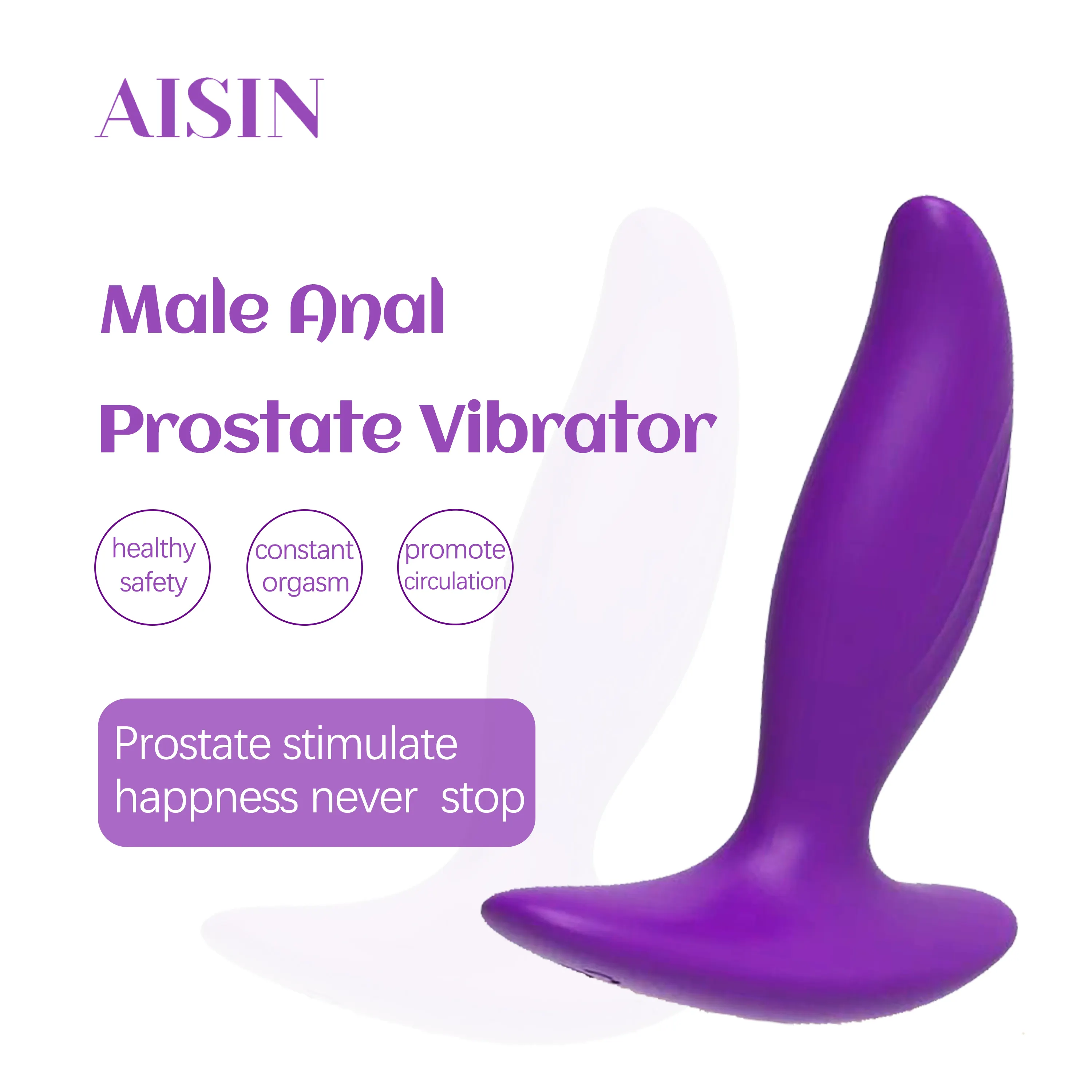 2023 in silicone morbido elettro indossabile spina anale vibratore giocattolo del sesso donne anale vibratore maschio prostatico massaggiatore