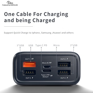 Konfulon Best Selling Products 2024 Power Bank 30000mah 22.5W <strong>Output</strong> Fast Battery Charger With LCD Display for Mobile Phone - Product Image 6