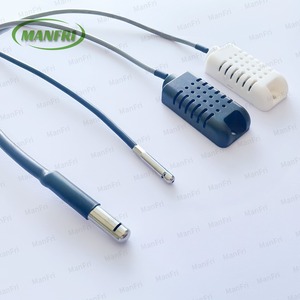 Sensor de temperatura y humedad Digital DHT22 con I2C o RS485 0%-100% RH -40C-+ 120C carcasa negra para granja de cría de hongos