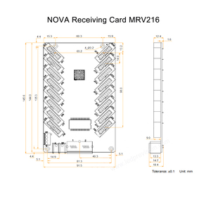 Nova MRV208 MRV416 MRV336 MRV366 MRV412 карта приема для светодиодного дисплея, контроллер, поддержка 3D панели рекламных щитов - Product Image 6