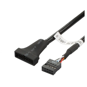 <strong>USB</strong> <strong>3</strong>.<strong>0</strong> 19pin/20pin Male to <strong>USB</strong> <strong>2</strong>.<strong>0</strong> 9pin Female Adapter Cable with PVC Jacket for Computer Motherboard <strong>Header</strong> - Product Image 3