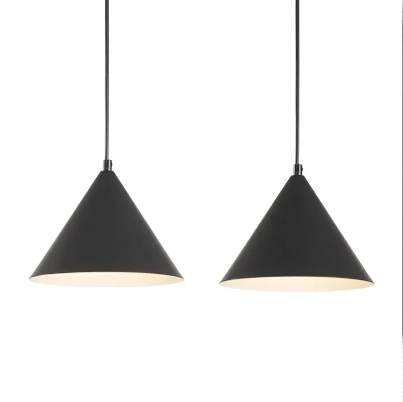 Черные подвесные светильники «сделай сам», офисные подвесные светильники с штекером, креативные современные гостиной, подвесной скандинавский светильник для лестницы, прикроватного столика