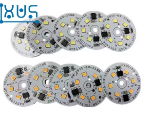 แผงวงจร PCBA แบบไม่มีคนขับโมดูลนำไฟ LED ขนาด6W 108 lm/w 220V AC โมดูลไฟ LED แบบกลม SMD PCB สำหรับหลอดไฟเทียนรับประกัน2ปี - Product Image 1