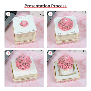 Sticky Note <strong>Memo</strong> Pad Creative Christmas Gift Weekly Calendar <strong>Paper</strong> <strong>Block</strong> Treehouse 3D <strong>Memo</strong> Pad Note <strong>Cube</strong> With Retail Gift Box - Product Image 4