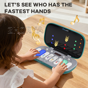 Zhorya Kid Xách Tay Cầm Tay Fidget Nhịp Điệu Trò Chơi Giao Diện Điều Khiển Âm Nhạc Điện Tử Đồ Chơi Thách Thức Tốc Độ Đào Tạo Nhịp Điệu Trò Chơi Máy Đồ Chơi - Product Image 3