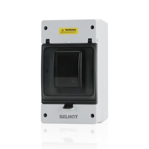 SHXC遮断器IP65プラスチック製配電ボックス2極防水エンクロージャー - Product Image 2