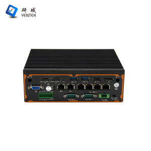 Industriale Fanless PC Intel N305 N97 6 LAN 2 RS232 485 COM HD DP VGA DIN Rail Linux incorporato Computer Desktop Pc industriale