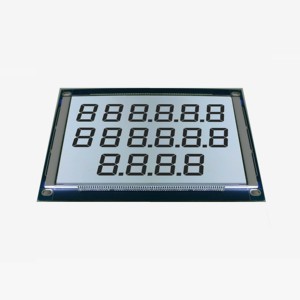 Zapfsäule LCD display 664 typ TN segment 16 ziffern LCD modul mit weiße led-hintergrundbeleuchtung für zapfsäule - Product Image 3
