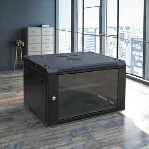 שרת מתלה 4u 6u 9u 12u 15u 18u 20u 18u 20u רכוב קיר בגודל 19 אינץ 'סטנדרטי פלדה אבקת מתכת המשמש עבור רשת - Product Image 3