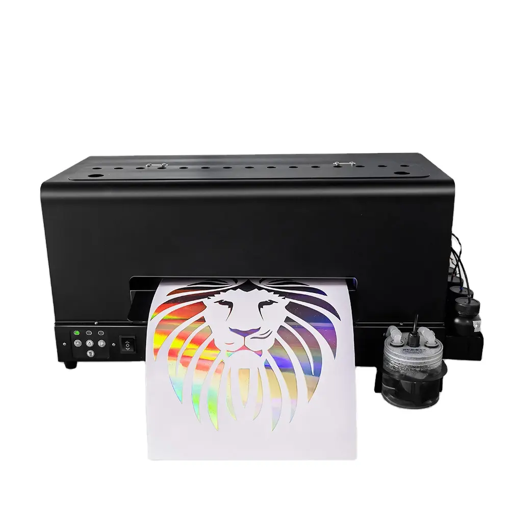 Impressora uv 6 rolos a3, caixa de telefone colorida, impressora uv pvc, máquina de impressão para epson l805, impressora a jato de tinta