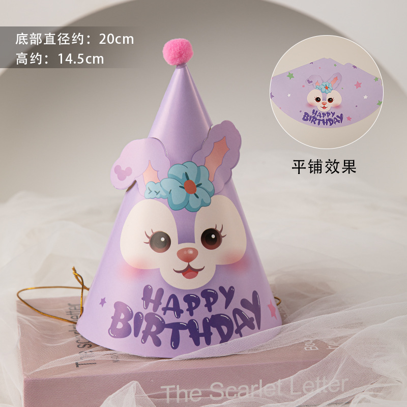 Chapeau d'anniversaire de lapin 10