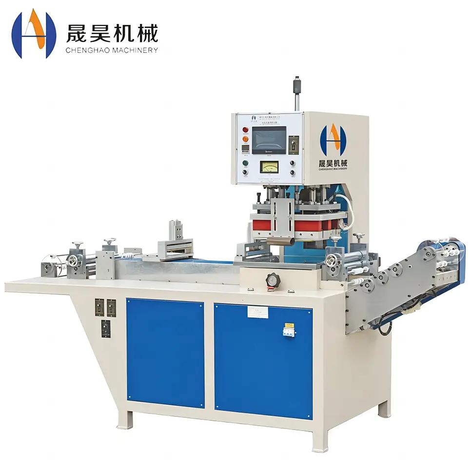 Máquina de repujado de cinta de alta frecuencia Máquina de repujado de banda elástica de alta frecuencia