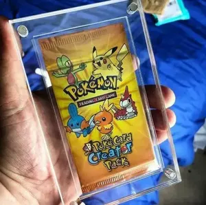 2023新しいアクリル磁気ケースショーケースポケモンカードパックカウンタートップディスプレイディスプレイケースポケモンカード用アクリルディスプレイ - Product Image 5