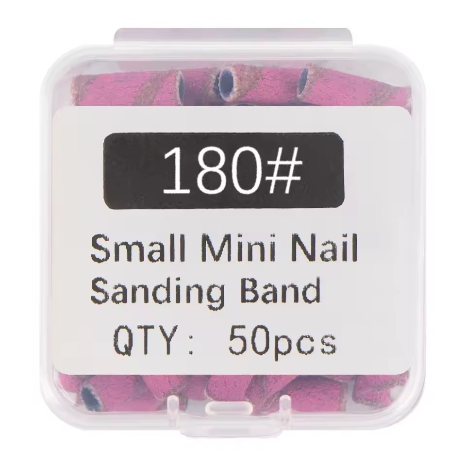 50 unidades de lija rosa, grano 180