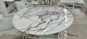 Yüksek kaliteli beyaz Milas leylak mor mermer mor damarlar - Product Image 6