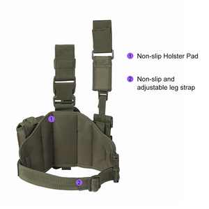 อุปกรณ์ฝึกยุทธวิธีคลังสินค้าอเมริกันอุปกรณ์กลางแจ้งซองใส่ยุทธวิธีต้นขาแบบยุทธวิธี - Product Image 3