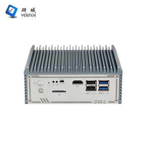 Eingebetteter Industrie computer Intel Celeron 5205U Windows 10 Linux Ubuntu 6 * I225V LAN 2 * RS232 COM lüfter loser industrieller Mini-PC - Product Image 3