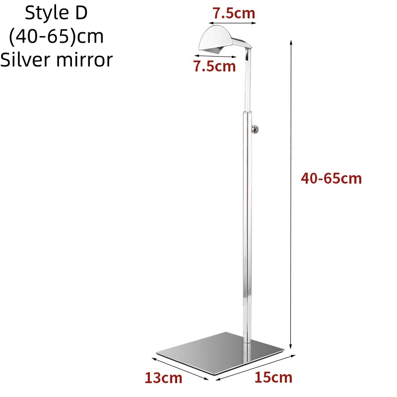 Espejo plateado, D(40-65)cm