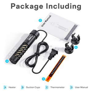 Bể cá nóng 25W 50W 100W Bảo vệ nhiệt độ cao bể cá nóng với tự động tắt nguồn khi rời khỏi nước - Product Image 6