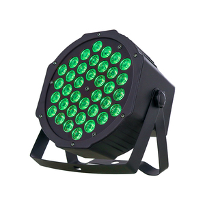 VLTG18 36 Led Rgb 4โหมดเสียงเปิดใช้งาน Dmx ควบคุมเวทีดีเจ Par ไฟแสงควบคุมระยะไกลสำหรับตกแต่งเวที