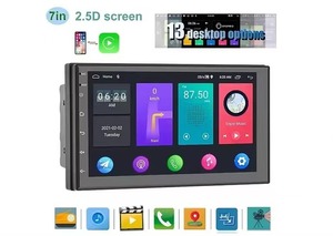 Lettore DVD per auto da 7 pollici con navigazione GPS Android Touch Screen controllo universale macchina CarPlay Ford Audi MP5 funzione Stereo
