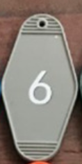 light gray 6 with keyring