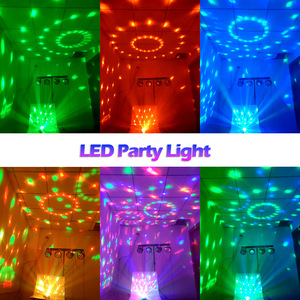 ลูกบอลคริสตัลหลากสีไฟกลางคืน LED ลูกบอลวิเศษขนาดเล็กควบคุมด้วยเสียงด้วยรีโมทคอนโทรล - Product Image 4