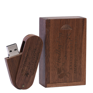 ฟรีตัวอย่างแฟลชไดรฟ์ USB ไม้3.0 2.0พร้อมโลโก้ที่กำหนดเองเมมโมรีสติ๊กในกล่องไม้ความจุหลากหลายตั้งแต่1GB ถึง128GB - Product Image 1