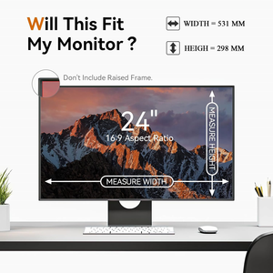 Factory Wholesale <strong>Multiple</strong> Sizes Privacy Filter Film Sheet Anti Glare Anti Spy Screen Protector for Widescreen <strong>Computer</strong> <strong>Monitor</strong> - Product Image 6