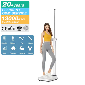 LCD hiển thị thành phần cơ thể quy mô 200kg kỹ thuật số BMI cơ thể chất béo trọng lượng và chiều cao quy mô điện tử LCD Chiều cao đo quy mô - Product Image 1