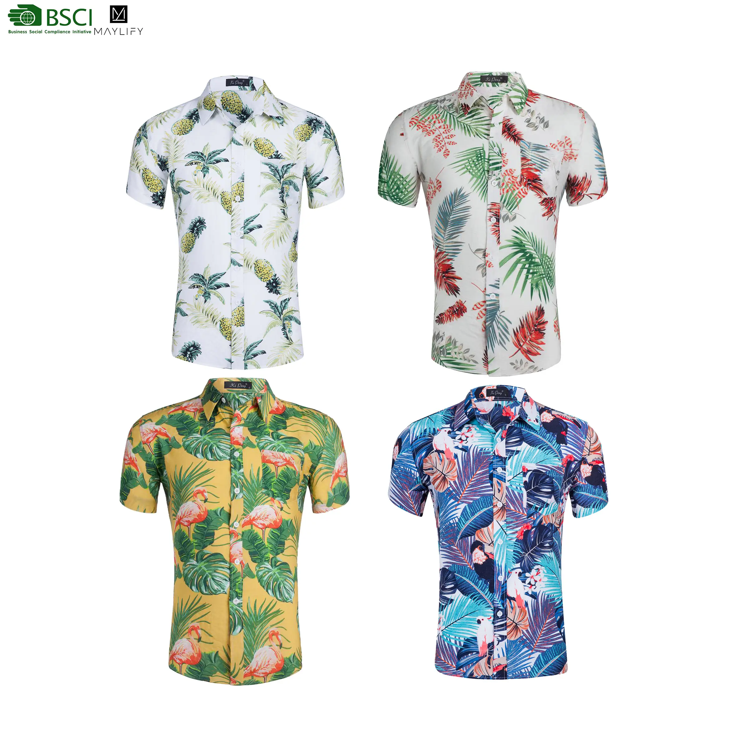 2023 Tencel cotton vacation print casual funky hawaii camicie beach mens summer floral resort untuckit camicie hawaiane per uomo
