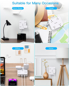 New <strong>Design</strong> US <strong>Multiple</strong> Outlets Braided <strong>Extension</strong> Cord 4-Outlet Power Strip With USB Electric <strong>Extension</strong> <strong>Sockets</strong> for Home Use - Product Image 2