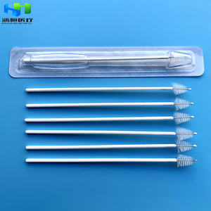 Hanheng bilimsel sitoloji fırça swablar bireysel sarılmış steril naylon ABS swablar laboratuvar laboratuvar kullanımı için Blister çanta - Product Image 6