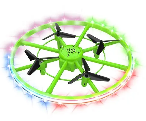 Giocattoli radiocomandati per bambini sensore controllato a mano senza pilota a batteria spinner office rc mini drone led giocattolo volante