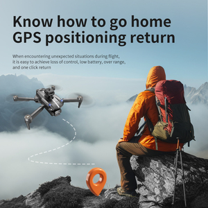Sdual GPS 5G WIFI FPV GPS çift kameralar engel kaçınma ile fırçasız Motor Quadcopter Drone LED büyük ekran uzaktan RC Drone - Product Image 5
