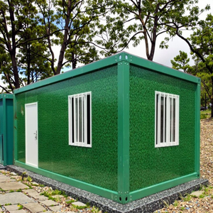 20ft taşınabilir prefabrik çelik cep ev apartman otel kullanımı için genişletilebilir kamp sığınak konteyner - Product Image 2