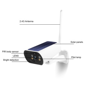 4g bullet אבטחת CCTV רשת שמש מצלמה עם 3.3w פנל סולארי הסוואה מתכת עם זיהוי תנועה עבור חיצוני אבטחה
