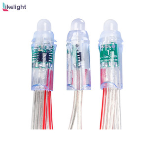 DC12V 50pcs/<strong>string</strong> Waterproof Full Color GS8208 12mm IP68 Bullet LED PIXEL Light for Christmas Decoration LED <strong>String</strong> Light - Product Image 4