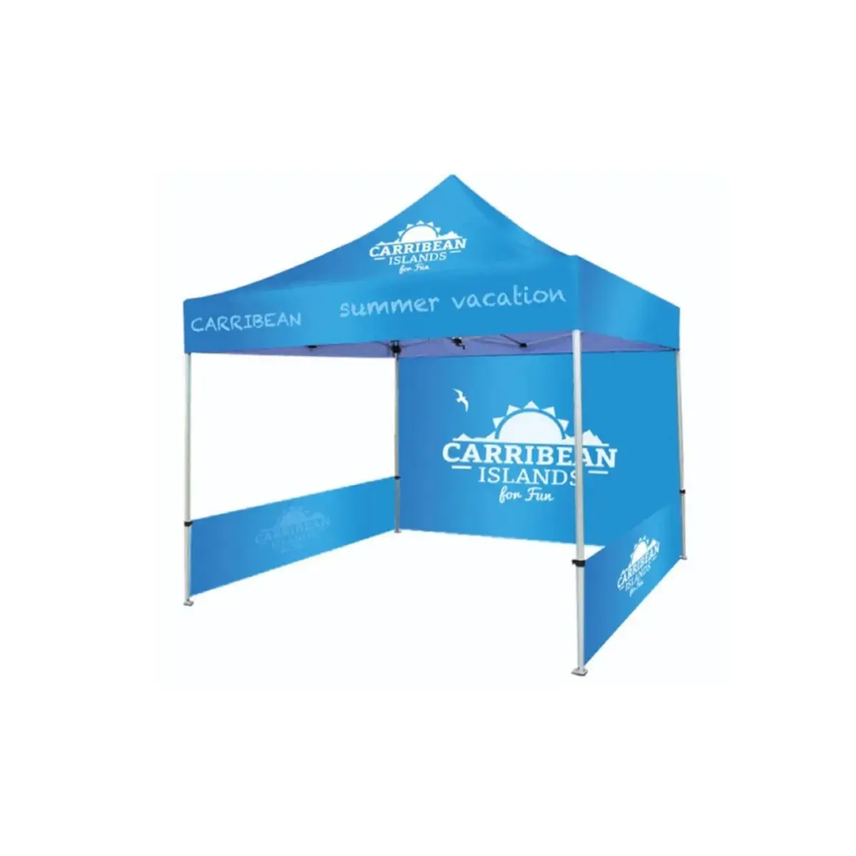 Produk baru 10X10 10X20 kustom pameran dagang tampilan acara kanopi aluminium tenda iklan Pop Up tenda