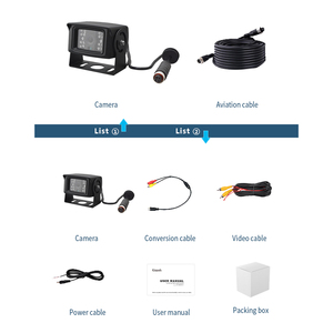AHD/CCD图像传感器卡车半客车后视摄像机红外夜视摄像机 - Product Image 6