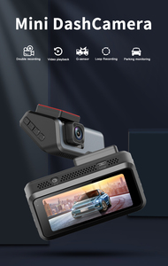 Mini schermo 3.0 pollici doppia fotocamera a 2 canali Dash Cam con sensore G - Product Image 4