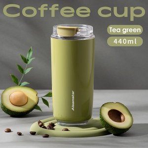 Aisamstar bán buôn 11/15OZ du lịch cốc Cà Phê Đôi tường thép không gỉ cốc cà phê cách điện cốc cà phê - Product Image 3