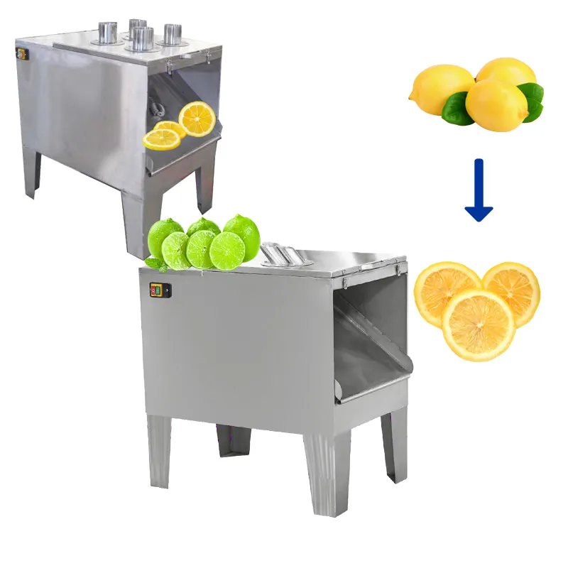 Machine industrielle en acier inoxydable pour la fabrication de chips de pomme orange et de pommes chips machine à découper les citrons