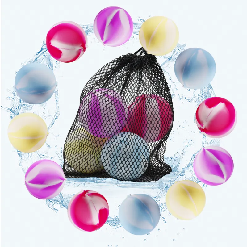 Sommer Pool Silikon-Spielzeug nachfüllbare Kinderbombe Wasserkugel wiederverwendbare Wasserkugeln schnell füllbare magische Wasserballons