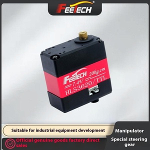 Feetech HLS3620M 20 кг, алюминиевый корпус с высоким крутящим моментом, магнитное кодирование, 360 градусов, одинарная двойная ось, механический сервопривод для последовательной шины - Product Image 4