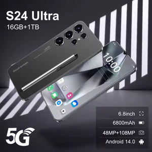 2025 S24超スマートフォン6.8インチHD <span class=keywords><strong>LCD</strong></span> 5G電話16 + 1テラバイトDeca Core Android 13 108MPリアカメラ