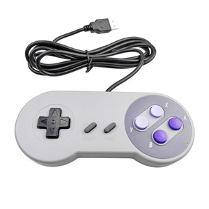 Retro SNES Classic <strong>USB</strong> <strong>Game</strong> <strong>Controller</strong> for Windows PC for Mac Gamepad - Product Image 1