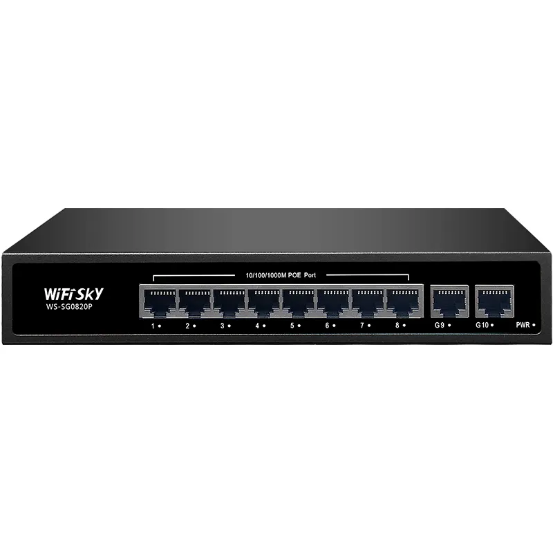 Wifisky CF--SG0820P сети обратный 8-портовый коммутатор питания через Ethernet