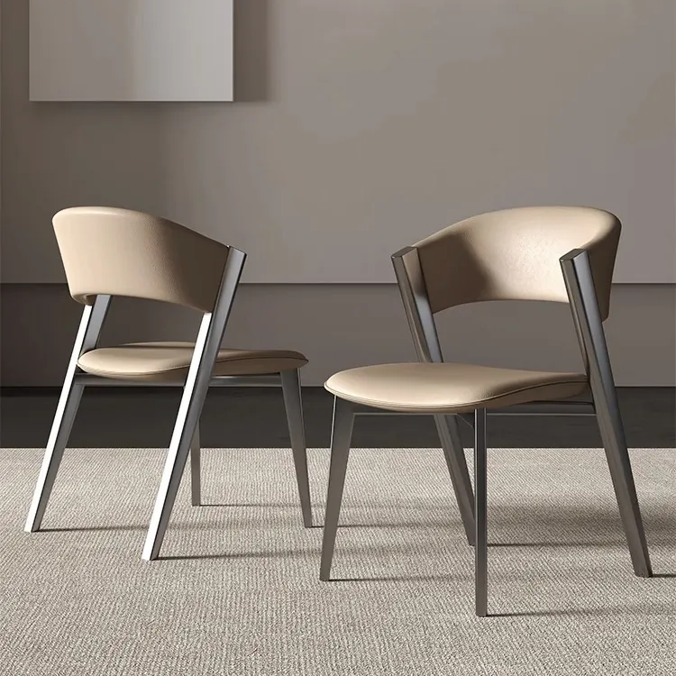 Yemek sandalyesi Nordic lüks altın kumaş kadife Metal kapalı deri yemek odası ev mobilya Modern restoran yemek sandalyeleri
